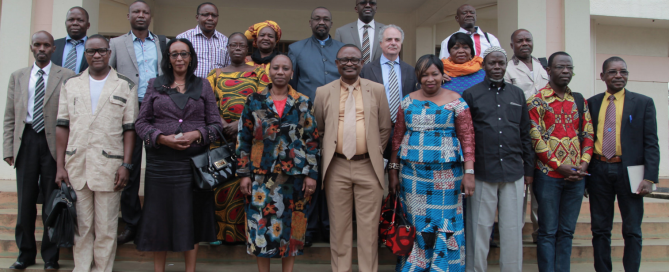 Central African Delegation hosted by Aegis in Kigali, January 2016