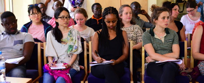 Students from University of Manchester attend workshop at Kigali Genocide Memorial, Jan 2016