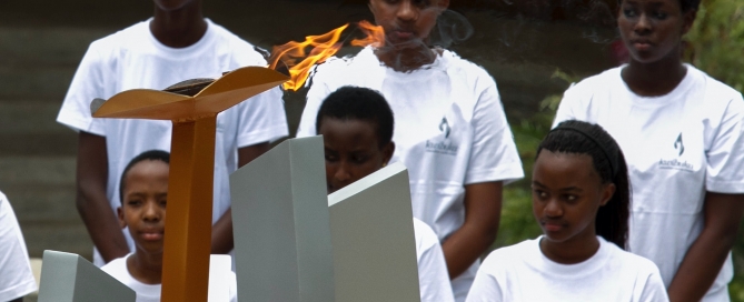 Flame of Remembrance at the Kigali Genocide Memorial, 2016