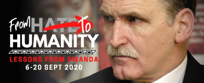 Join Romeo Dallaire with the Aegis Trust and Kigali Genocide Memorial for 'From Hate to Humanity: Lessons from Rwanda' - a live 3-part webcast series, September 2020