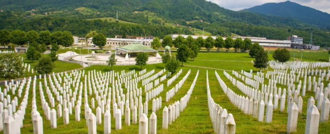 Srebrenica Genocide Memorial, photographed by Mike Norton, 18 June 2018 (CC BY 2.0) https://www.flickr.com/photos/mtnorton/43550402932