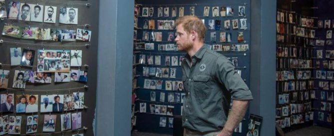 Prince Harry visits the Kigali Genocide Memorial - Aegis Trust