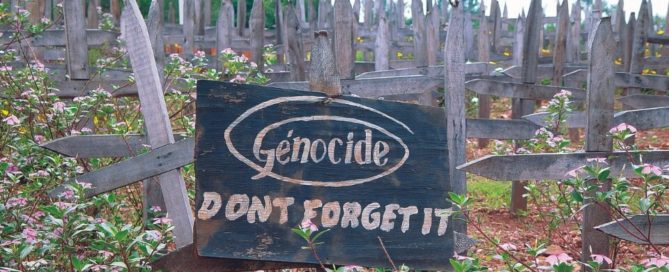 Genocide ... dont forget it. A mass grave containing victims of the 1994 Genocide against the Tutsi in Rwanda.