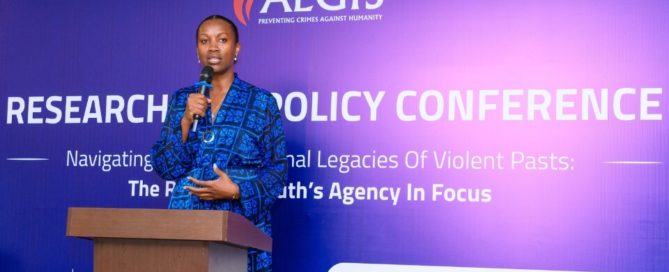 Programme Director Sandra Shenge addresses Aegis Research for Policy Conference 2023