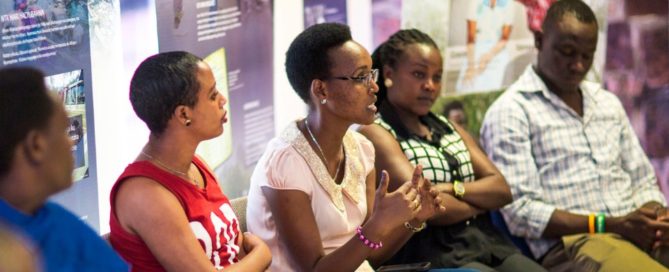 Teachers training at the Kigali Genocide Memorial in delivery of Peace and Values Education