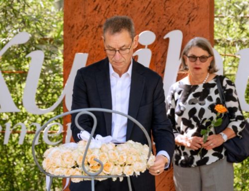 Pfizer Chairman and CEO Albert Bourla pays tribute at Kigali Genocide Memorial