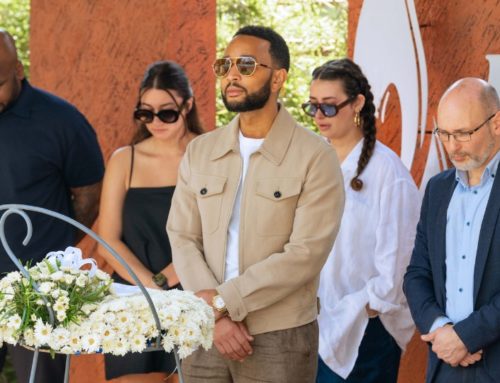 John Legend visits Kigali Genocide Memorial