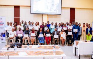 Participants in research capacity strengthening workshop organised by the Aegis Trust in Kigali